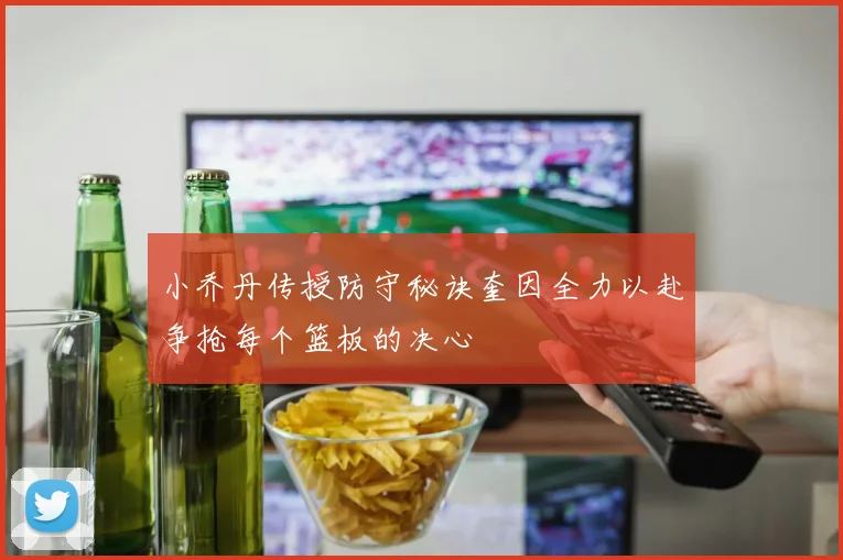 小乔丹传授防守秘诀奎因全力以赴争抢每个篮板的决心