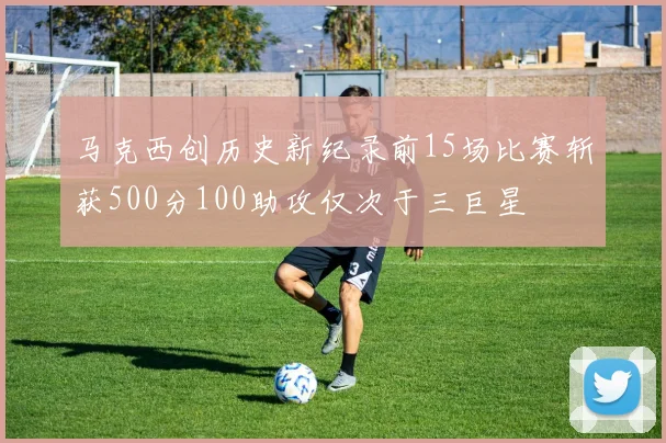 马克西创历史新纪录前15场比赛斩获500分100助攻仅次于三巨星